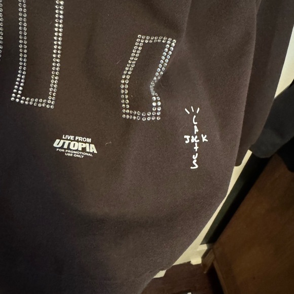 Travis Scott Promo Rhinestone YUP hoodie - Picture 4 of 5